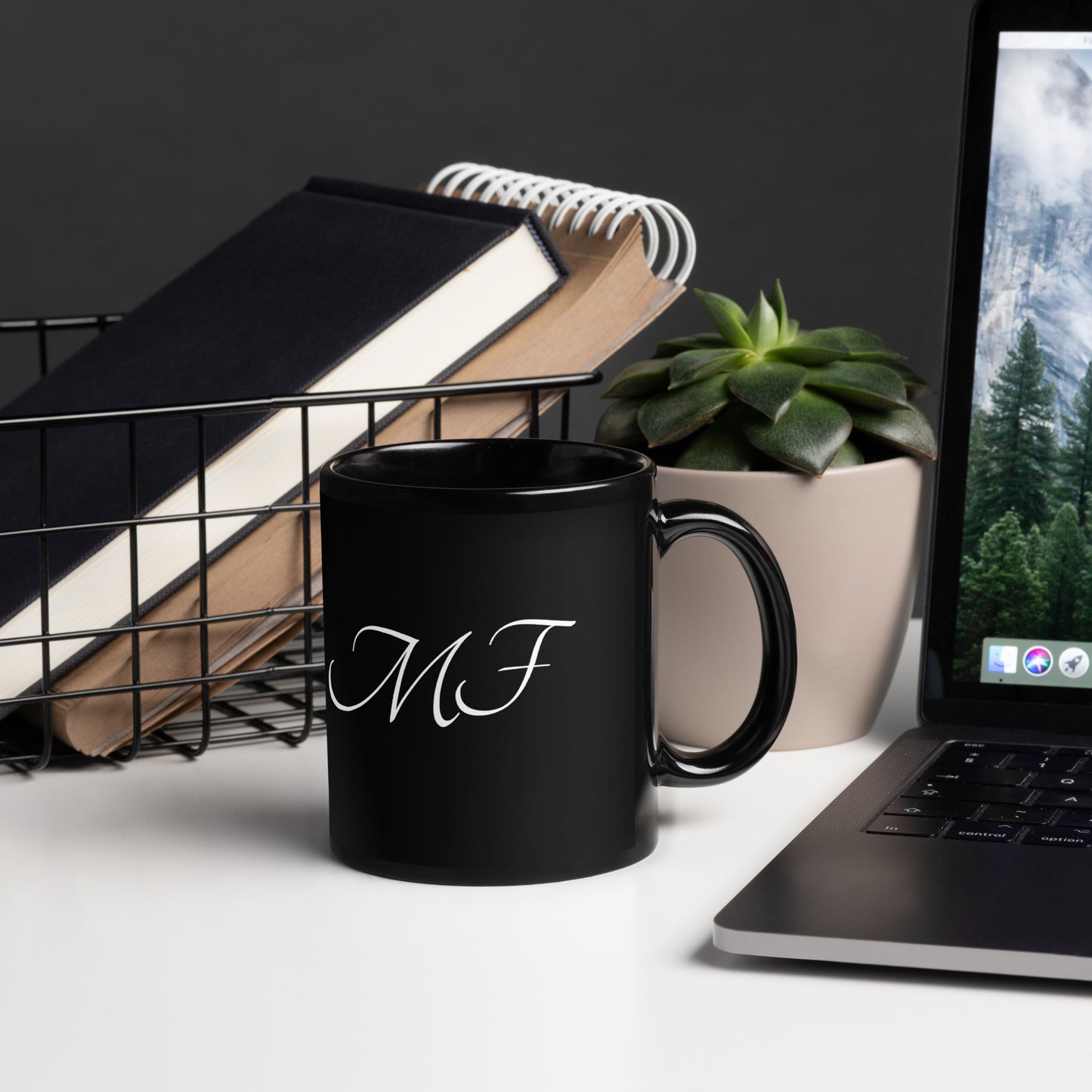 MF collection logo Black Glossy Mug