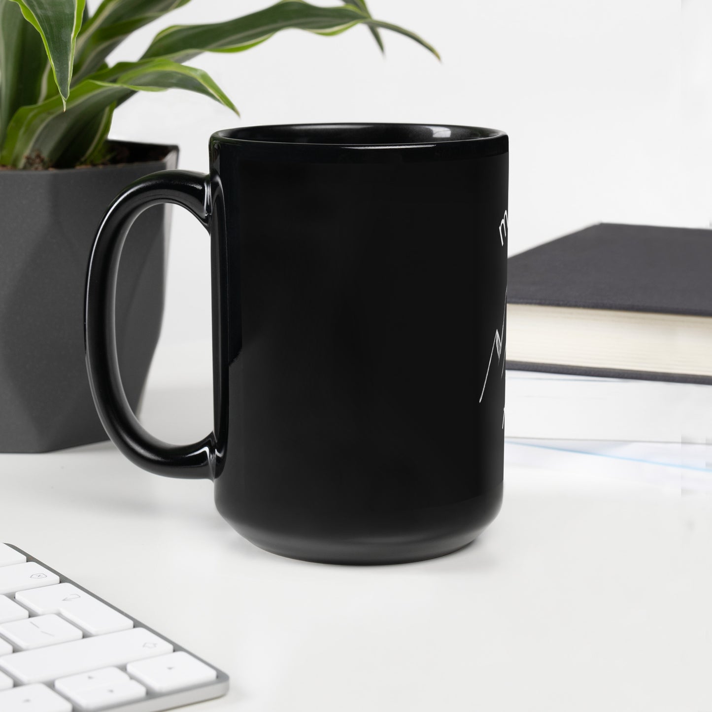MF Collection mount Black Glossy Mug