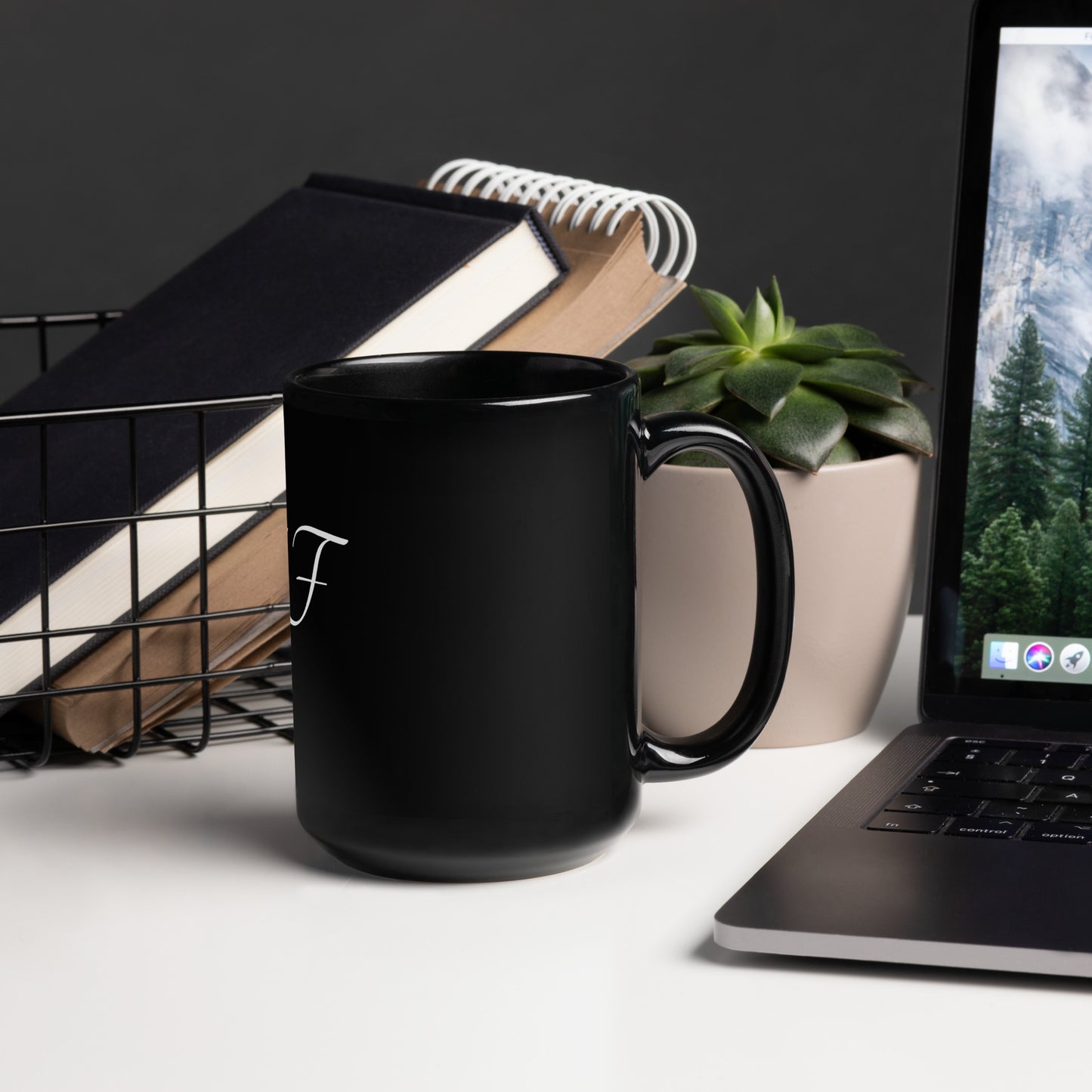 MF collection logo Black Glossy Mug