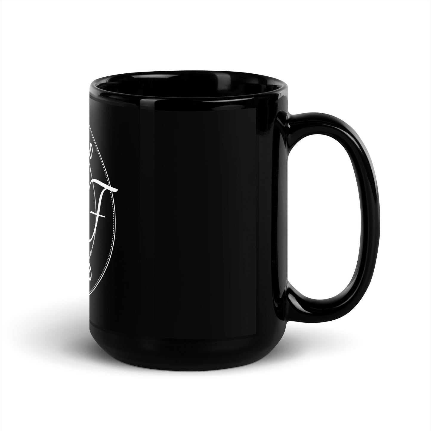 MF collection nameplate Black Glossy Mug