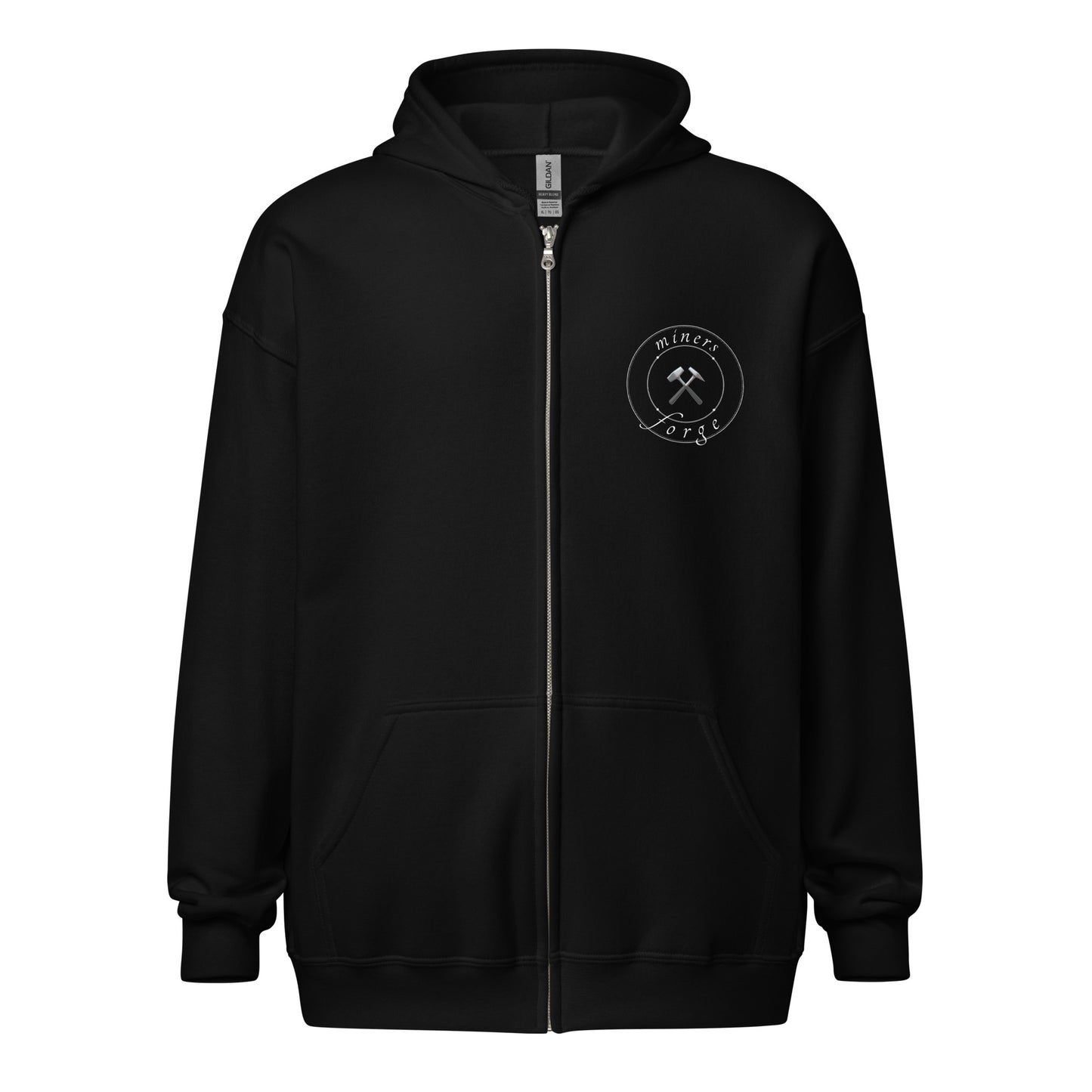 classic original MF rock Unisex heavy blend zip hoodie