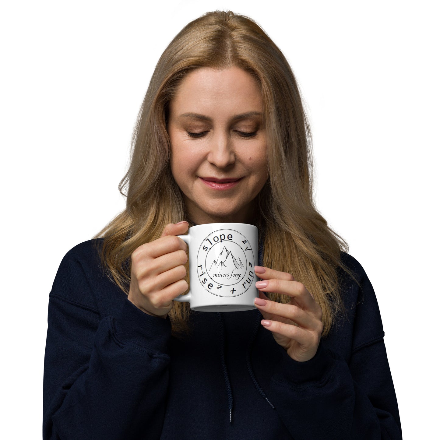 MF slope White glossy mug