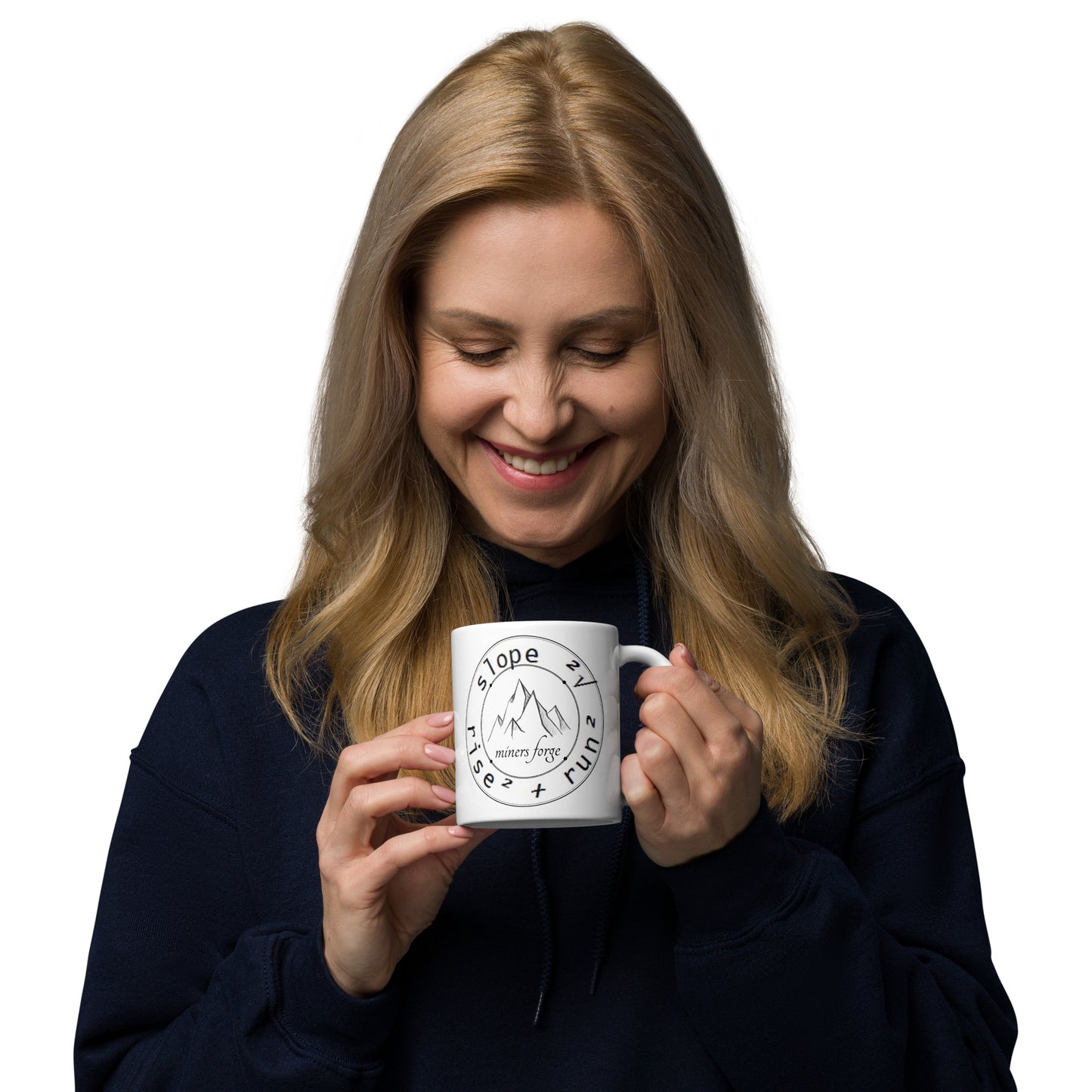MF slope White glossy mug