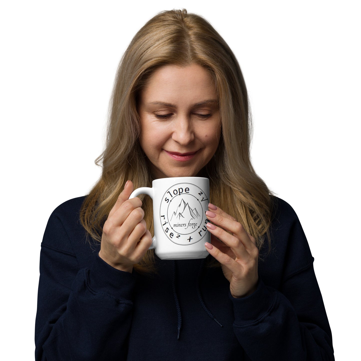MF slope White glossy mug