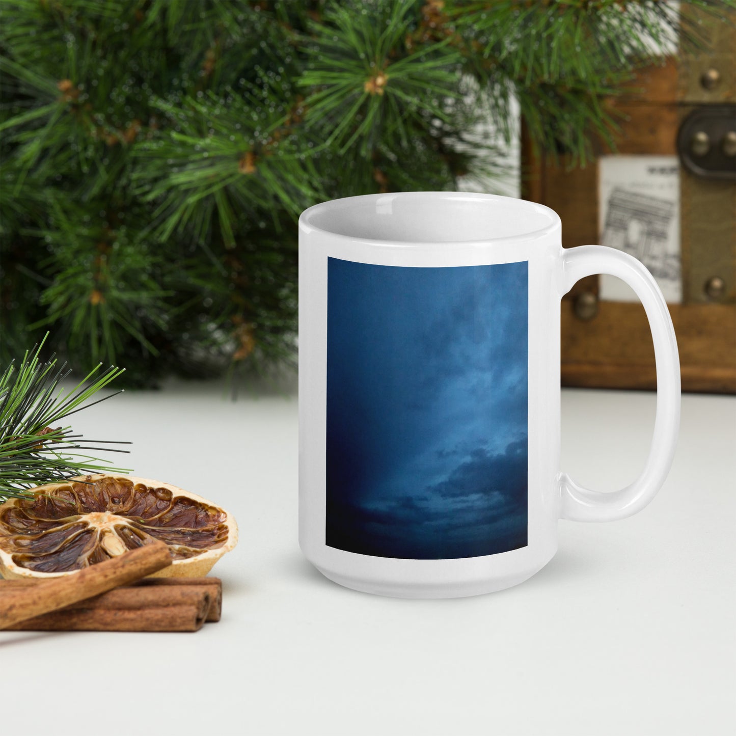 MF First Cup Series - new day - White glossy mug