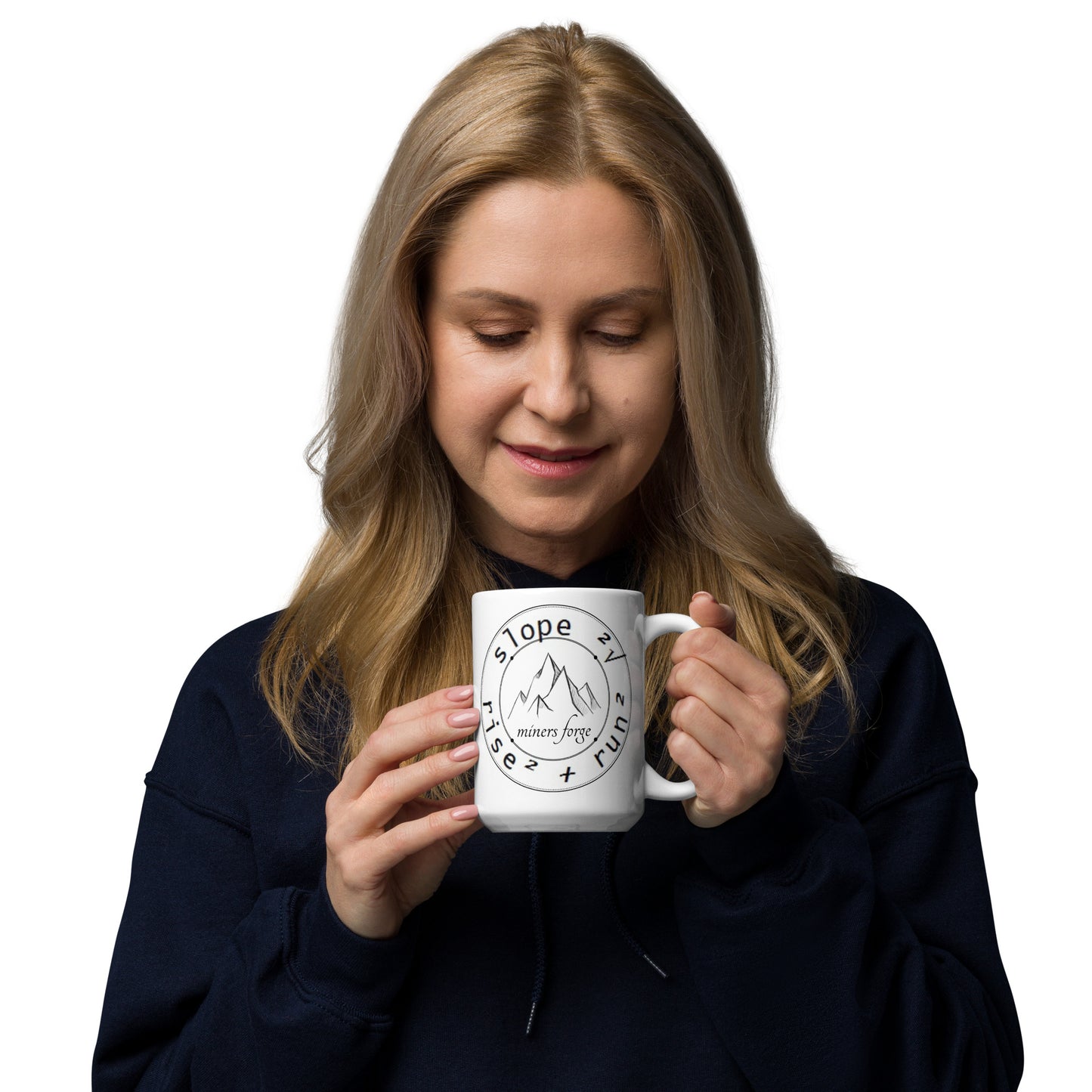 MF slope White glossy mug