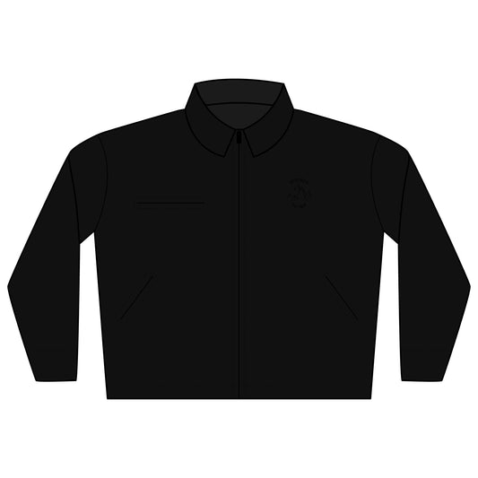Embroidered Duck Cloth Work Jacket — Durable Carpenter/Utility Jacket
